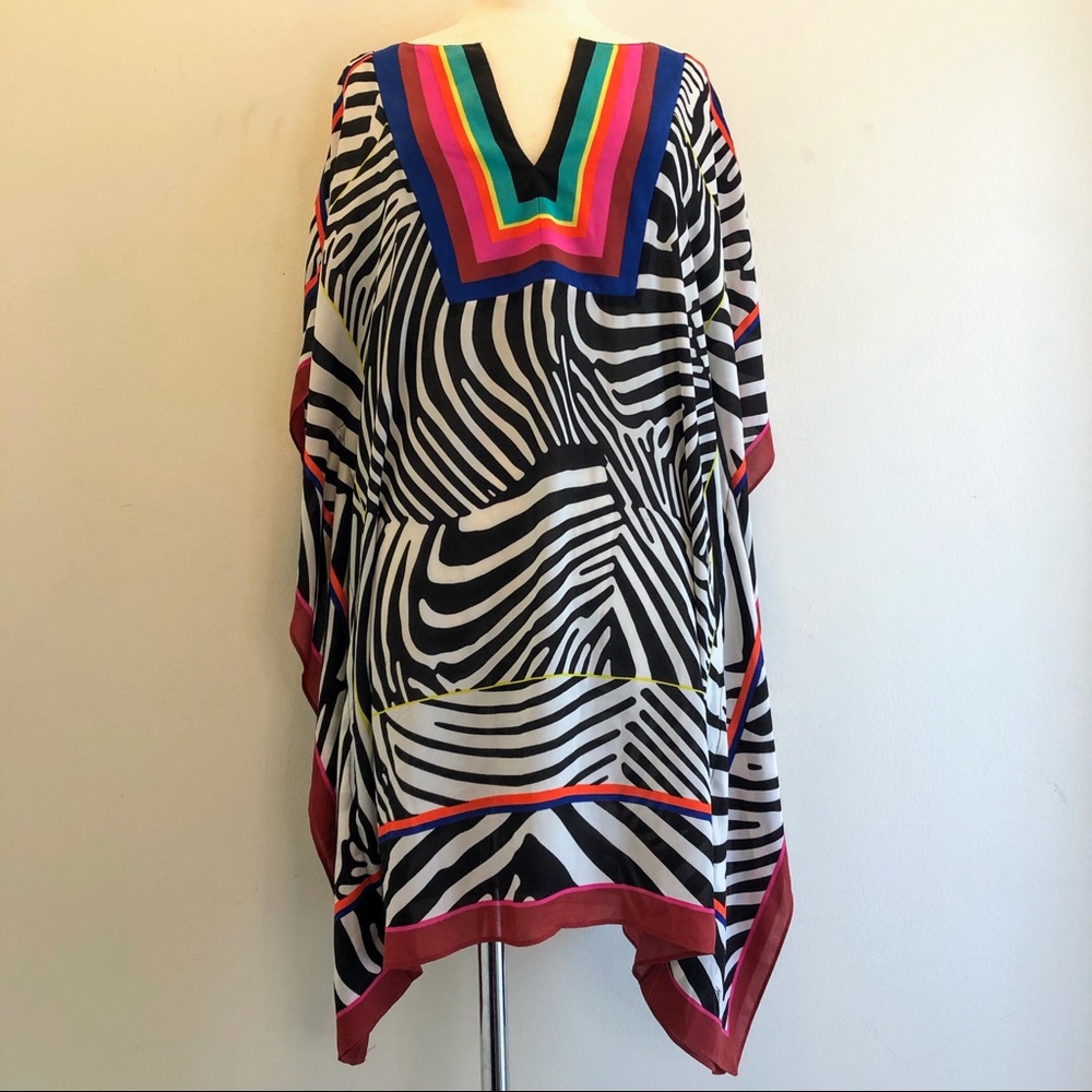 Inc International Concepts Zebra Kaftan